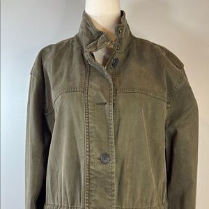 Lucky Brand Green Utility Jacket | barn coat